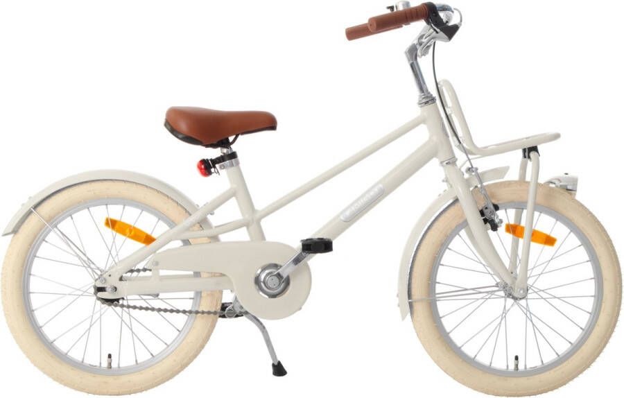 Amigo Urban Kinderfiets 18 Inch 27 cm 6 tot 8 Jaar Met Terugtraprem en V-Brake Zandkleurig
