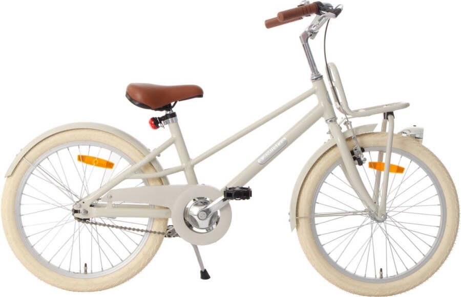 Amigo Urban Kinderfiets 20 Inch 31 cm 6 tot 8 Jaar Met Terugtraprem en V-Brake Zandkleurig