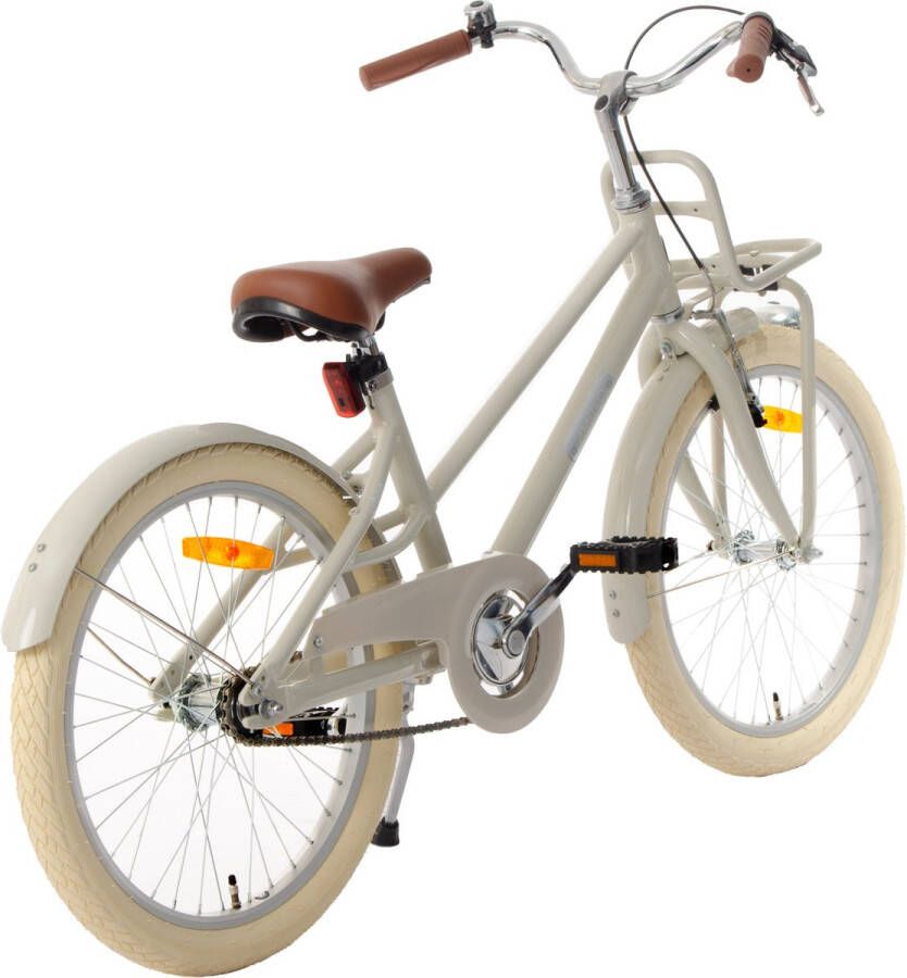 Amigo Urban sfiets 24 Inch Kinderfiets 35 cm Lichtgewicht Aluminium Met Terugtraprem en V-Brake Zandkleurig - Foto 1