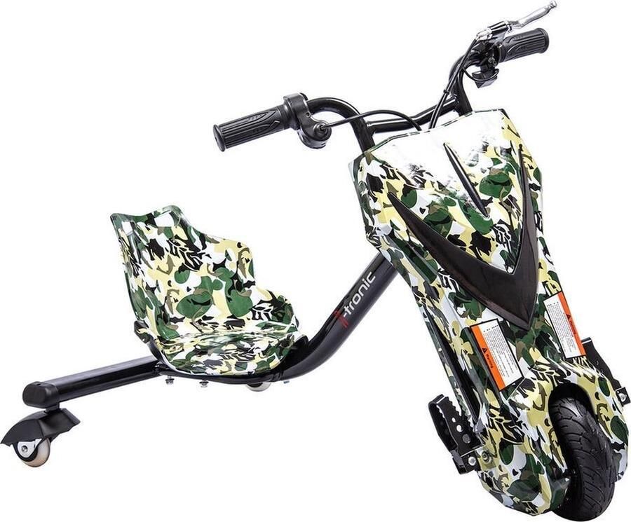 Ampes Elektrische Drift Trike Kart | | 36V 250W Motor | 25 KM H | Camouflage