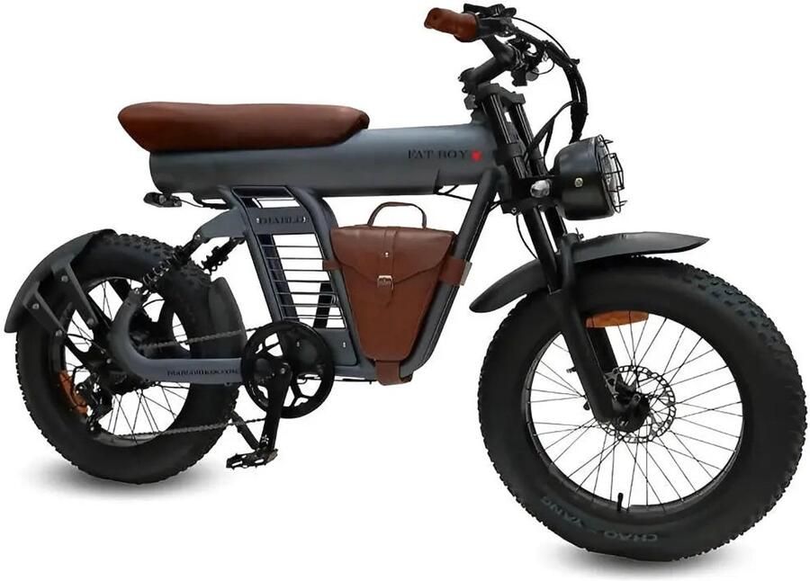 Anroc Diablo Fat Boy Fatbike Mat Grijs Bruin