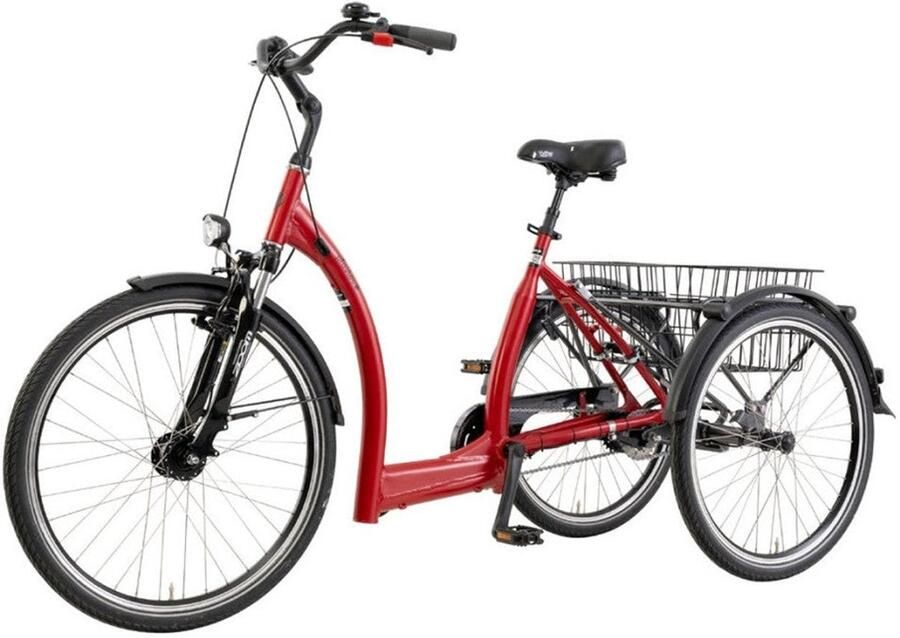 Anroc Pfautec Vida – Robijnrood Metallic – Driewieler