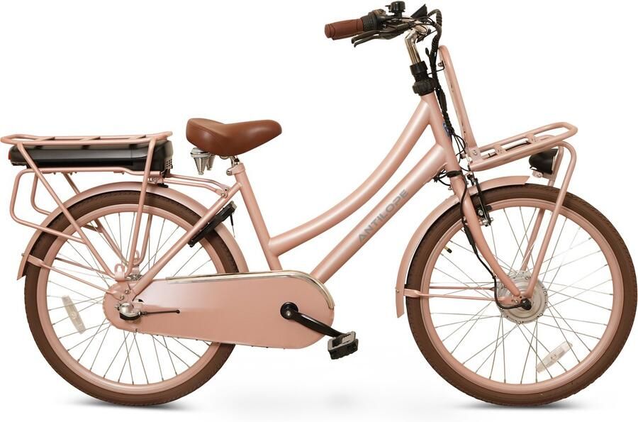 Antilope Cargo Plus N3 Elektrische Transportfiets 24 Inch 40 Cm Dusty Rose