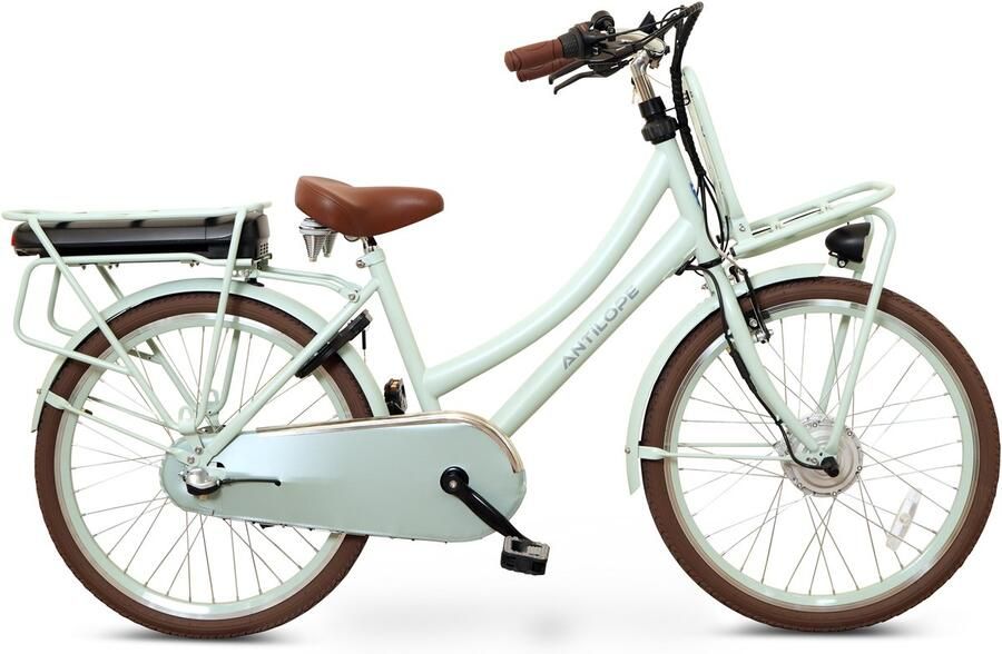 Antilope Cargo Plus N3 Elektrische Transportfiets 24 Inch 40 Cm Lichtgroen