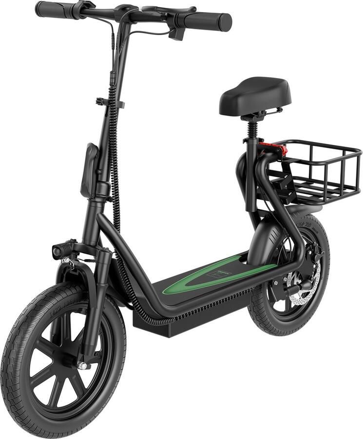 AOVOPRO ESBSPRO Elektrische Step met Zadel 54V 22.5AH Batterij- Bereik Tot 80-100 km 25 km h 14 Banden Schijfrem voor Volwassenen