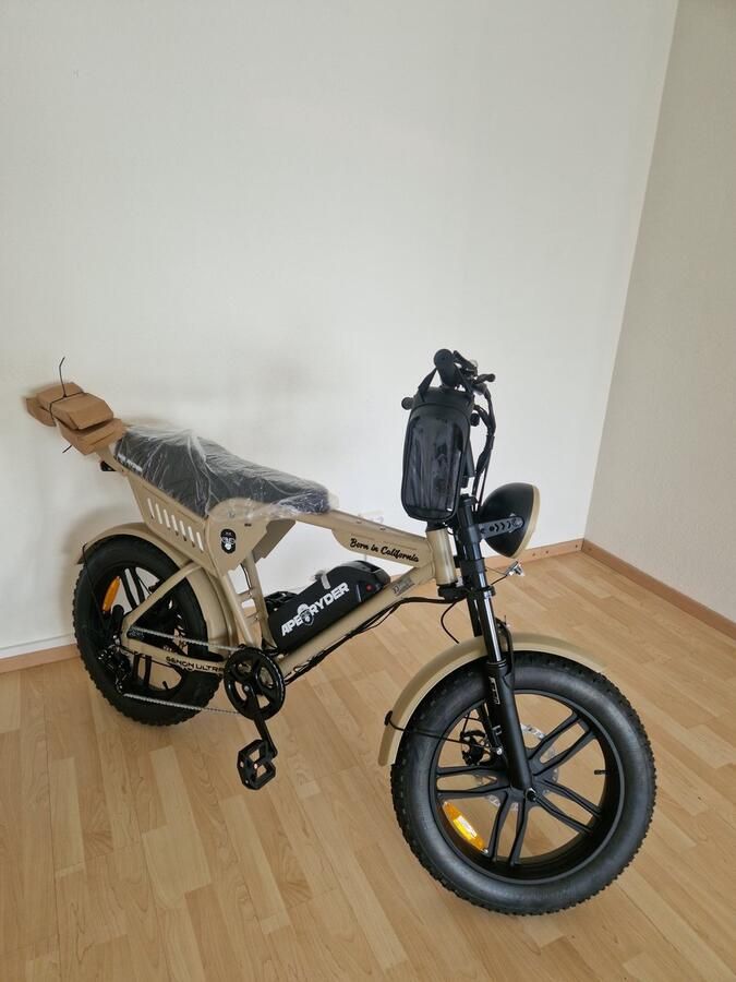 Ape Ryder GENON ULTRA Elektrische Fatbike 250W 48V 15Ah Actieradius 60-70 km 20 Inch Shi o 7 Versnellingen