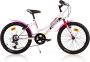 Aurelia 420 Sport Mountainbike MTB voor Meisjes 20 Inch 31 cm 6 Versnellingen V-Brakes Wit - Thumbnail 1