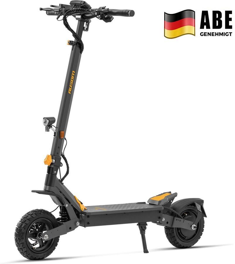AUSOM L1 ABE 2026 NIEUW MODEL 20.8Ah elektrische step – eKFV & ABE-goedgekeurd (Duitse weg) 90 km actieradius 998.4Wh batterij 930W piek 20 km u NFC+code opvouwbaar 10 tubeless schijfrem +E-ABS – ideale stadswoon-werkstep - Foto 2