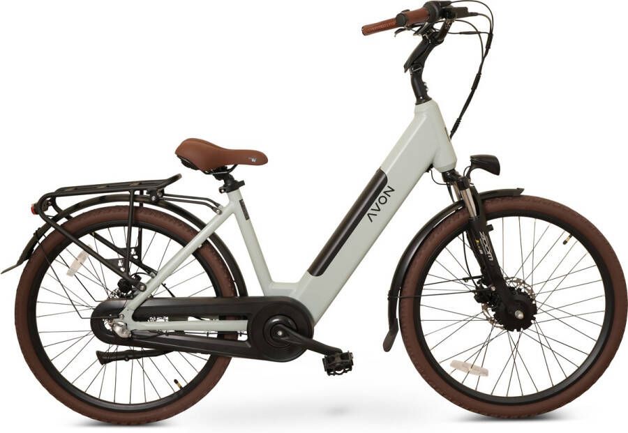Avon Bx1 E-bike 26 Inch – 250w Voorwielmotor 504wh Accu 90km Actieradius Hydraulische Schijfremmen Nexus 3-speed Muted Grayish-blue