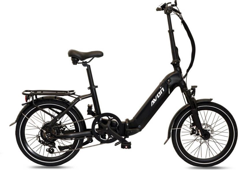 Avon Eq1 Elektrische Vouwfiets 20 Inch Zwart Gratis Rijklaar Bezorgd