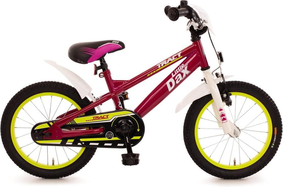 Bachtenkirch Little Dax Tracy 16 inch purper wit kinderfiets