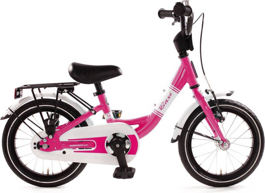 Bachtenkirch Baxi kinderfiets 14 inch aluminium roze