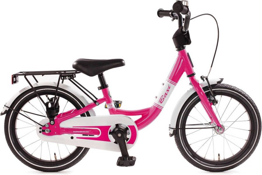 Bachtenkirch Baxi kinderfiets 16 inch aluminium roze