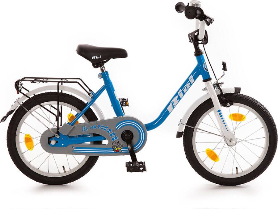 Bachtenkirch Bibi kinderfiets 16 inch blauw wit - Foto 1