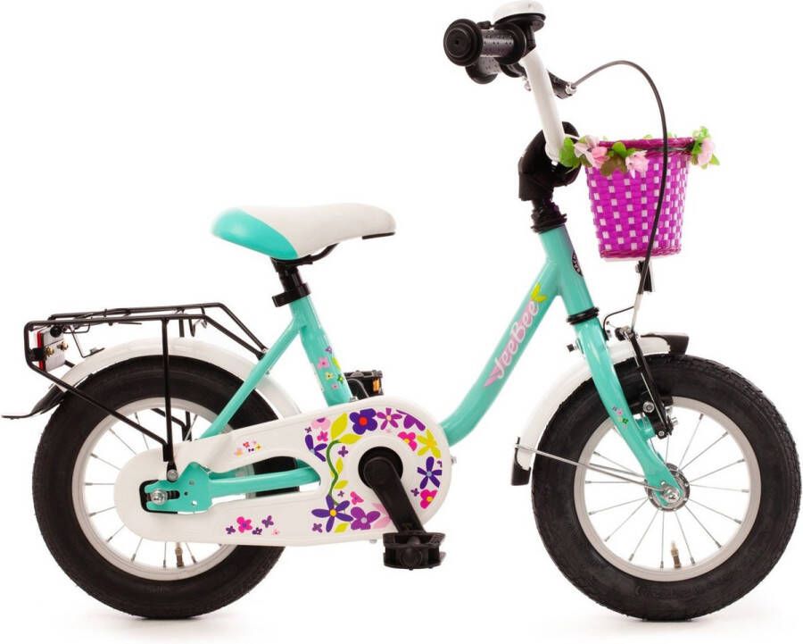 Bachtenkirch kinderfiets Jee Bee 12 inch turquoise