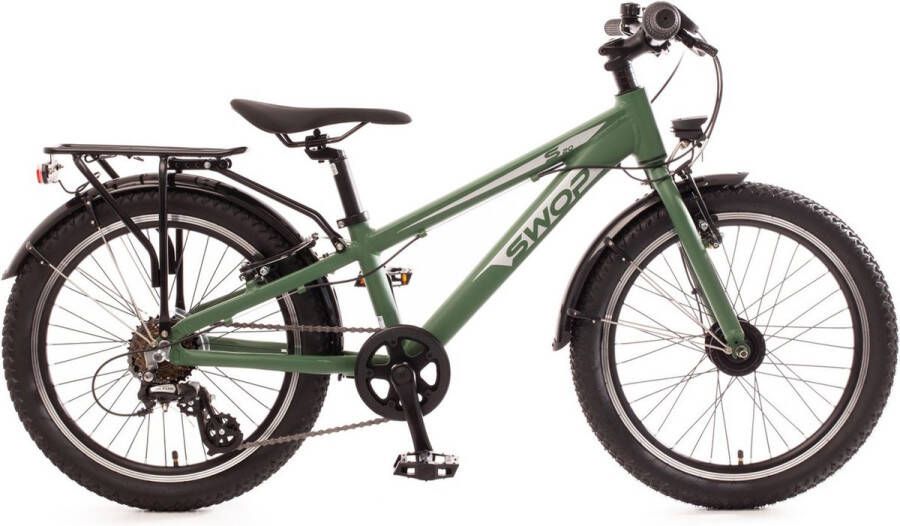 Bachtenkirch SWOP 20 inch ATB kinderfiets 7 sp groen