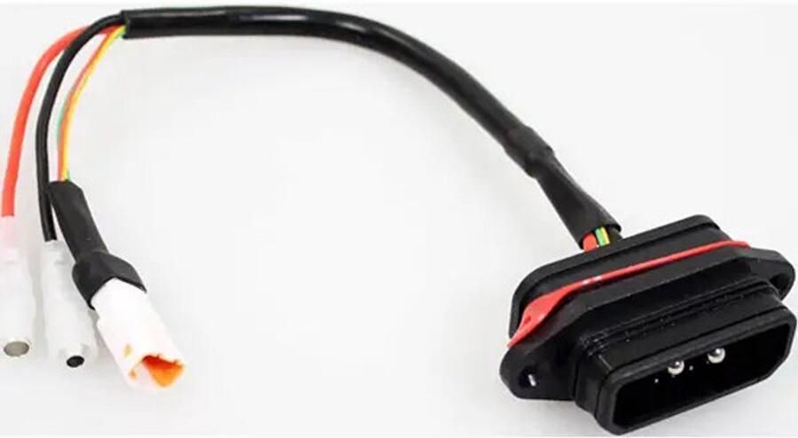 Bafang Motinova e-bike accu connector adapterkabel 20 cm groen-zwart xt60h-m