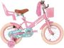 Bambini Kinderfiets Fiets voor meisjes 16 inch Voor kinderen van 3 tot 6 jaar Inclusief opbergbak Met zijwieltjes Roze - Thumbnail 2