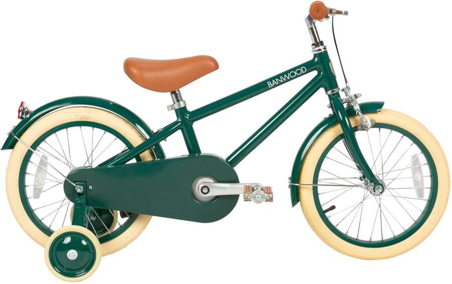 Banwood Classic Bicycle kinderfiets 16 inch Groen afneembare zijwieltjes - Foto 2