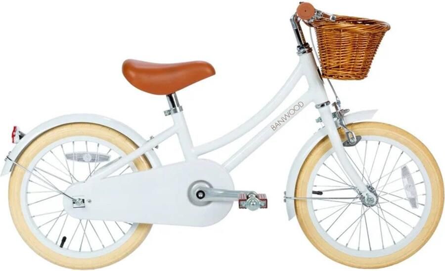 Kinderfiets wit Banwood