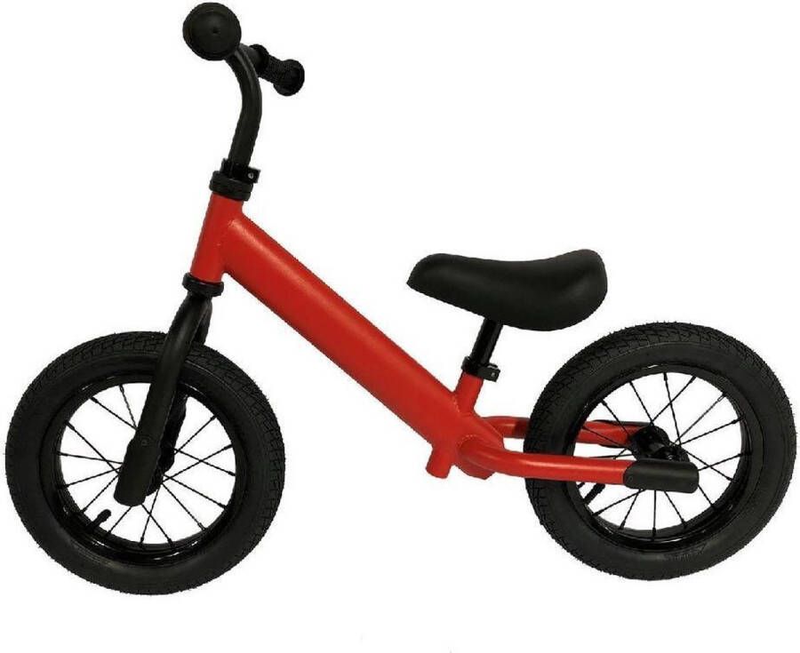 Basic Loopfiets Rood Zwart