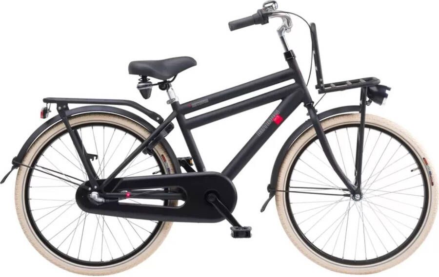 Batavus CNCTD 24 Jongensfiets 3 Versnelllingen Mat Zwart 38
