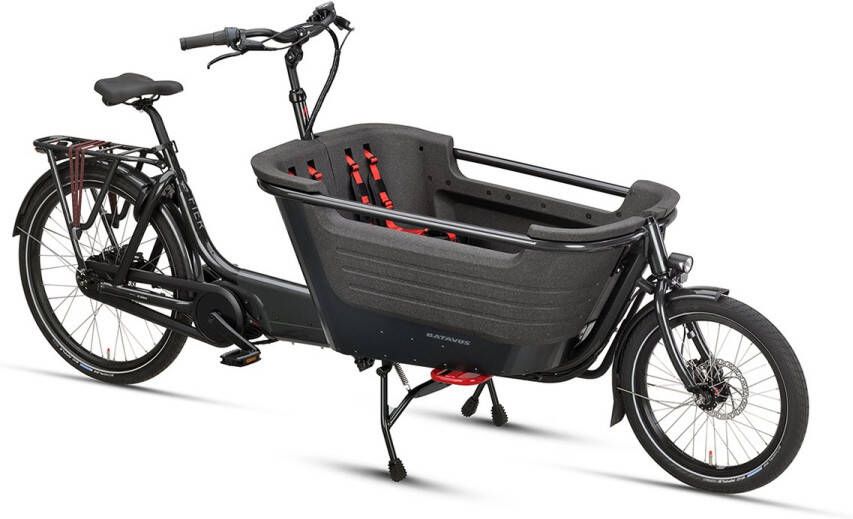 Batavus Fier 2 Bakfiets Zwart 400Wh Accu 52