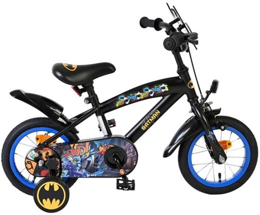 Volare Batman Kinderfiets Jongens 12 inch Zwart - Foto 2