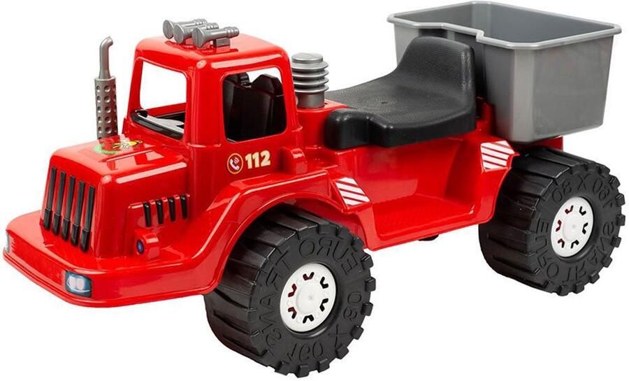Bayo Hasici loopfiets brandweer 71 cm rood Kinderloopfiets