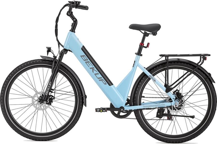Bekup 28 Robuuste Elektrische Fiets – 36V 14.5Ah 250W 75km Shi o 7-Gletsjerblauw - Foto 2