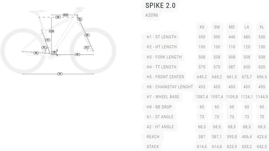 BH Spike 2.0 29´´ Altus 2026 Mountainbike S