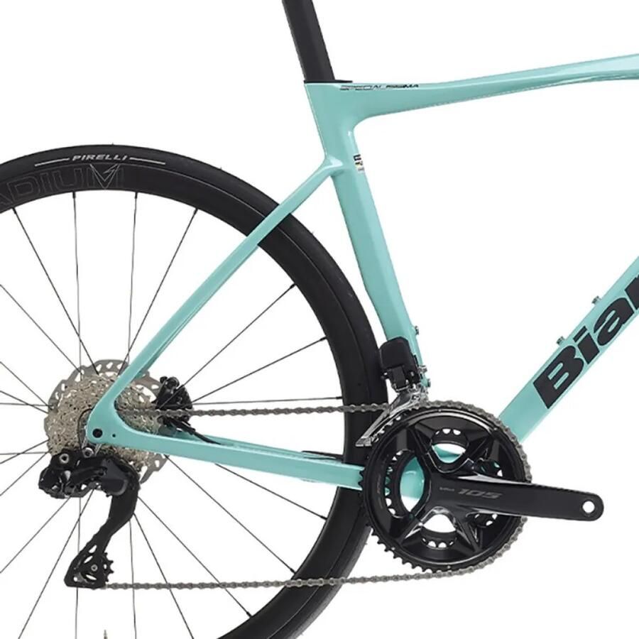 Bianchi Specialissima Comp 105 Di2 2025 Racefiets Blauw 53