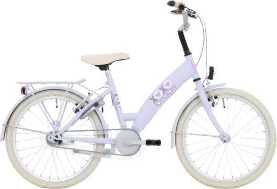 Bike Fun Lots Of Love Kinderfiets Vrouwen Paars 20