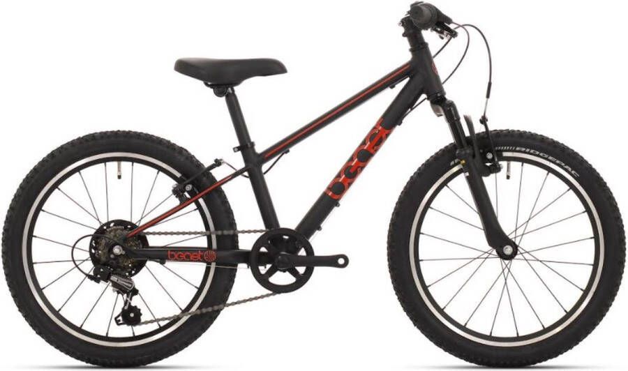 Bike Fun The Beast 24 Inch 26 cm Jongens 6V V Brakes Zwart Rood