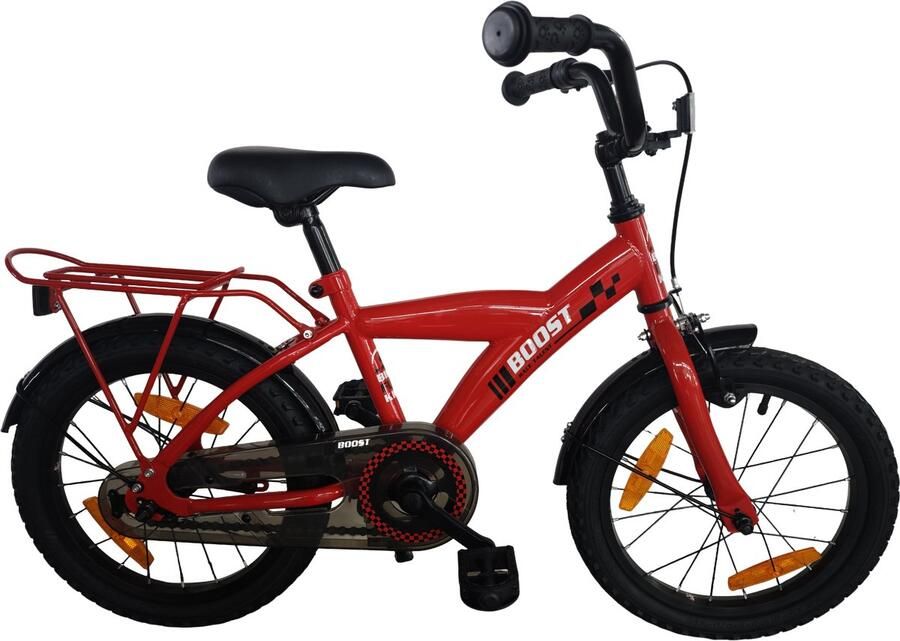 BIKEFUN KIDS Kinderfiets Bikefun Boost 16 inch met remnaaf Rood