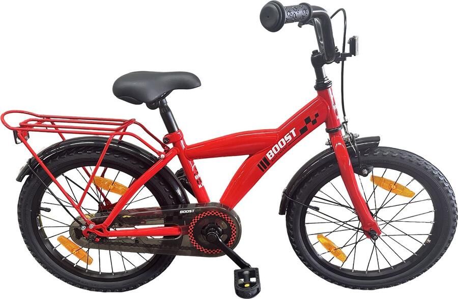 BIKEFUN KIDS Kinderfiets Bikefun Boost 18 inch met remnaaf Rood