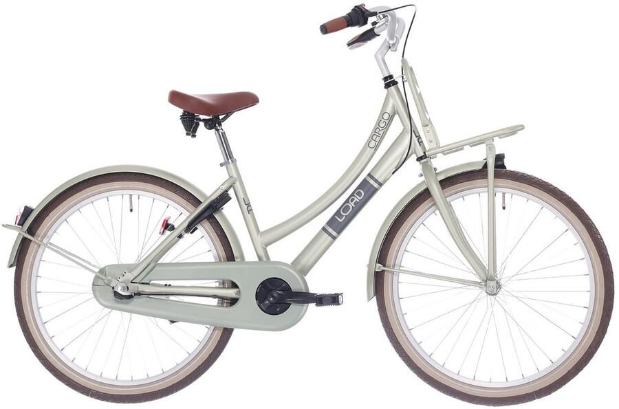 BIKEFUN KIDS Kinderfiets Bikefun Load 24 inch met Nexus 3 versnelling remnaaf Desert Sage - Foto 1