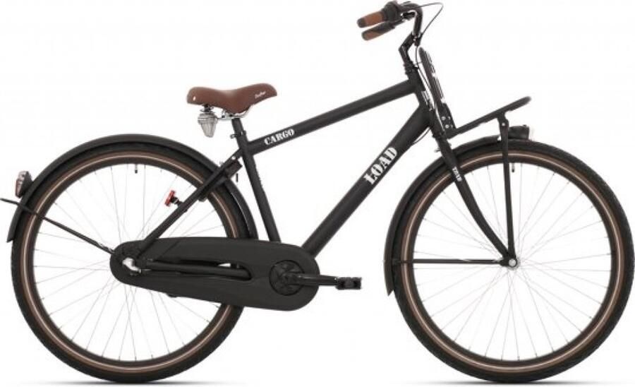 BIKEFUN KIDS Bikefun Load 20"" jongensfiets met remnaaf mat zwart