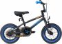 Bikestar 12 inch BMX kinderfiets zwart blauw - Thumbnail 1