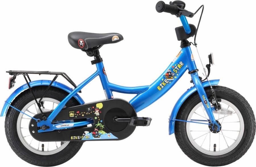 Bikestar 12 inch Classic kinderfiets blauw