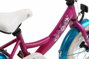 Bikestar 12 inch Classic kinderfiets paars turquoise