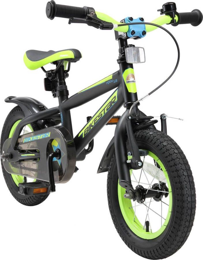 Bikestar 12 inch Urban Jungle kinderfiets zwart geel - Foto 2