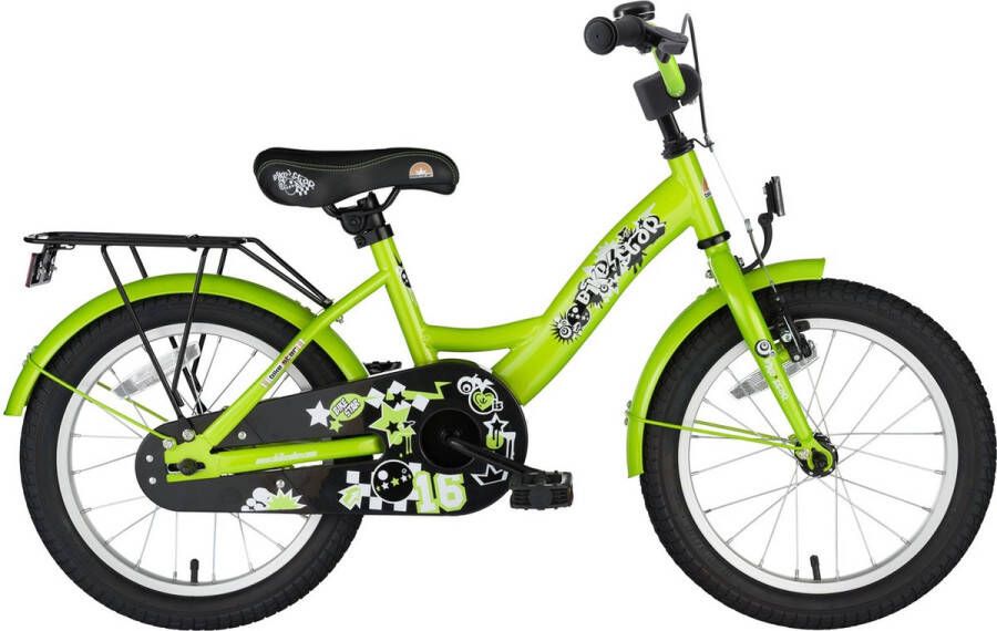 Bikestar 16 inch Classic kinderfiets groen