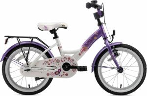 Bikestar 16 inch Classic kinderfiets lila wit