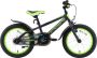 Bikestar 16 inch Urban Jungle kinderfiets zwart groen - Thumbnail 1
