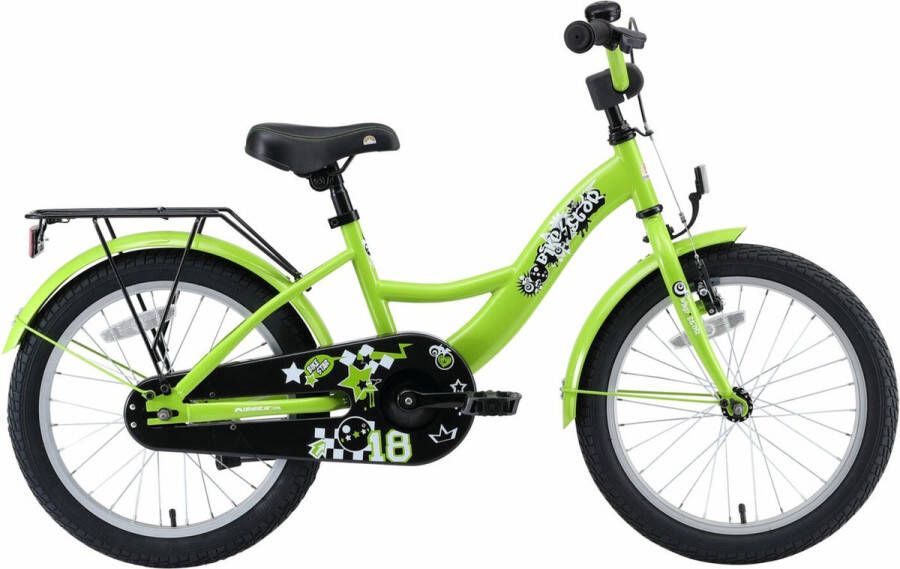 Bikestar 18 inch Classic kinderfiets groen