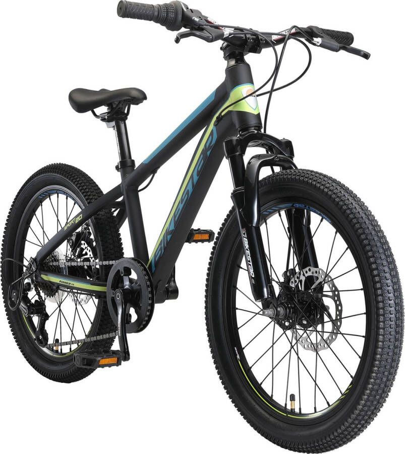 Bikestar MTB kinderfiets Sport 7 speed 20 inch zwart groen