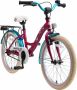 Bikestar 20 inch Classic kinderfiets paars turquoise - Thumbnail 1