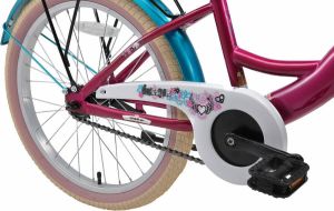 Bikestar 20 inch Classic kinderfiets paars turquoise