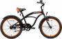 Bikestar 20 inch Cruiser kinderfiets zwart - Thumbnail 1